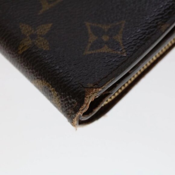 LOUIS VUITTON Monogram Compact Zip Wallet M61667 LV Auth 48893 - Picture 8 of 14
